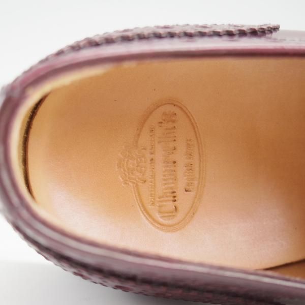 極美品★チャーチ(レディース) SIZE 36【定価￥176,000-★バーウッド/BURWOOD WG】ポリッシュドバインダーカーフ/赤茶/Church's★l271