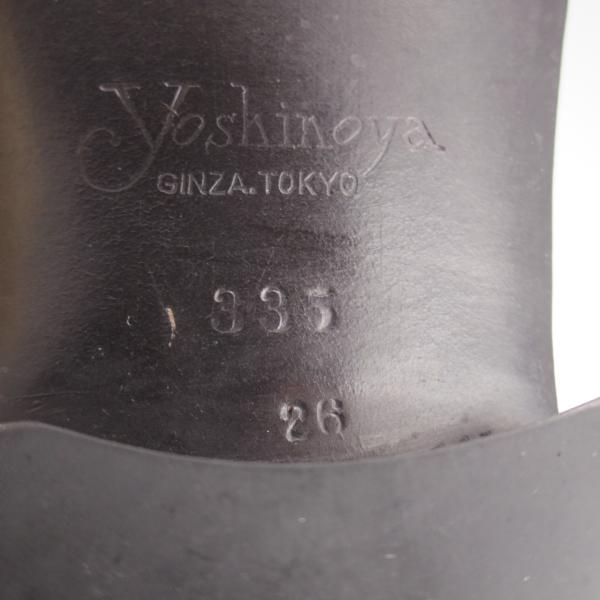 銀座ヨシノヤ SIZE 26【小笠原シューズ製☆ハンドソーンウェルテッド