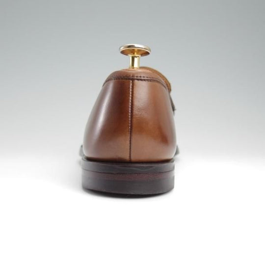 極上★クロケット&ジョーンズ 6E【定価￥110,000-★BOSTON 2/ボストン】CITYソール/コインローファー/カーフ/茶/Crockett&Jones★l277