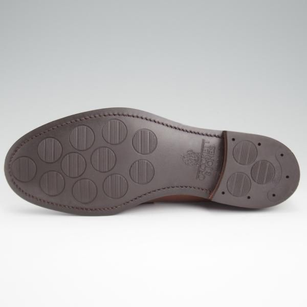 極上★クロケット&ジョーンズ 6E【定価￥110,000-★BOSTON 2/ボストン】CITYソール/コインローファー/カーフ/茶/Crockett&Jones★l277