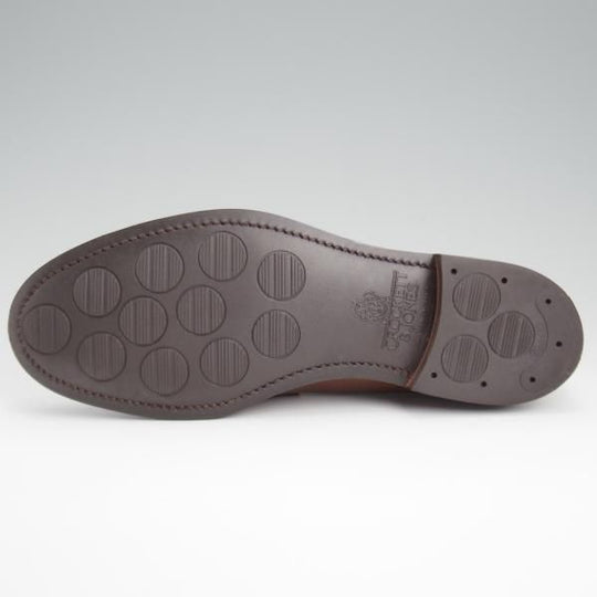 極上★クロケット&ジョーンズ 6E【定価￥110,000-★BOSTON 2/ボストン】CITYソール/コインローファー/カーフ/茶/Crockett&Jones★l277