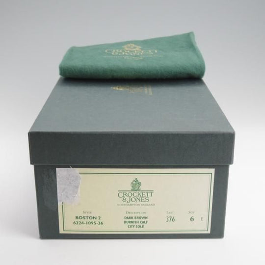 極上★クロケット&ジョーンズ 6E【定価￥110,000-★BOSTON 2/ボストン】CITYソール/コインローファー/カーフ/茶/Crockett&Jones★l277