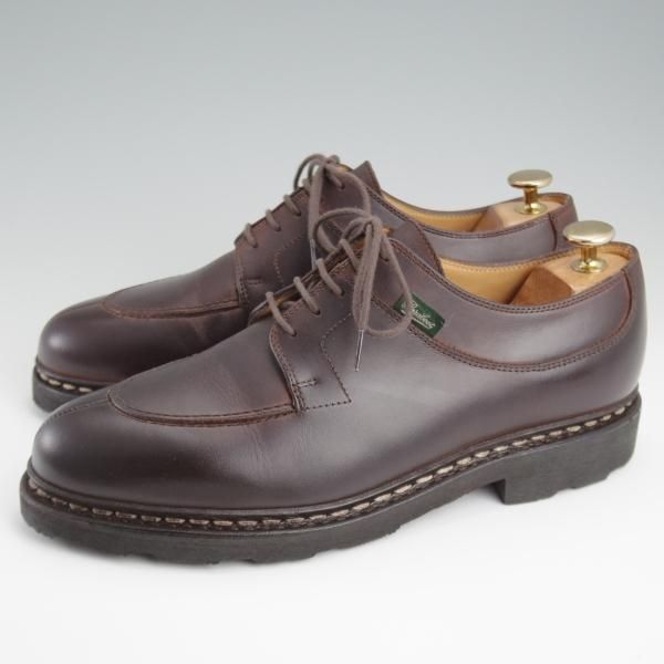 極美品★パラブーツ SIZE 6.5【定価￥94,600-★リゾルト林氏愛用素材/オイルドヌバック】AVIGNON/アヴィニョン/Uチップ/Paraboot★l278