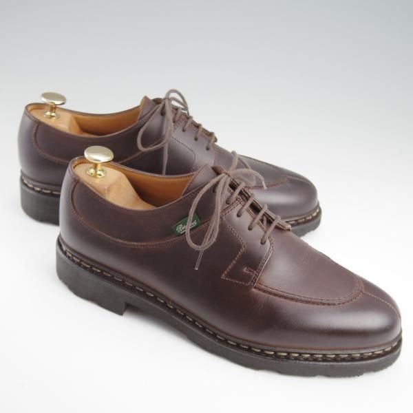 極美品★パラブーツ SIZE 6.5【定価￥94,600-★リゾルト林氏愛用素材/オイルドヌバック】AVIGNON/アヴィニョン/Uチップ/Paraboot★l278