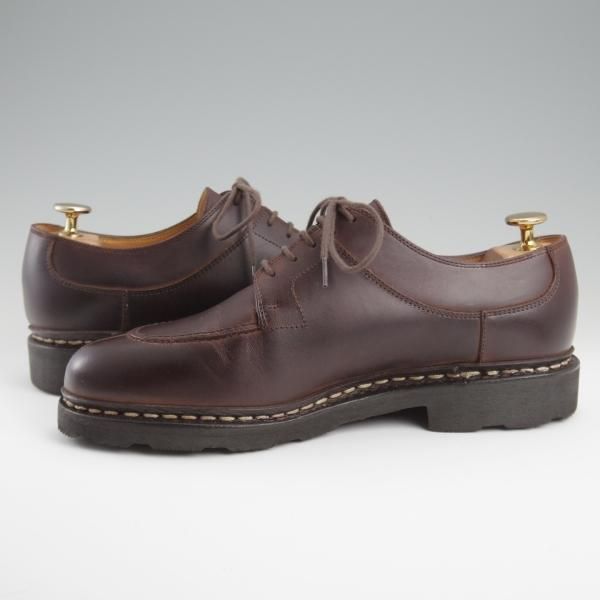 極美品★パラブーツ SIZE 6.5【定価￥94,600-★リゾルト林氏愛用素材/オイルドヌバック】AVIGNON/アヴィニョン/Uチップ/Paraboot★l278