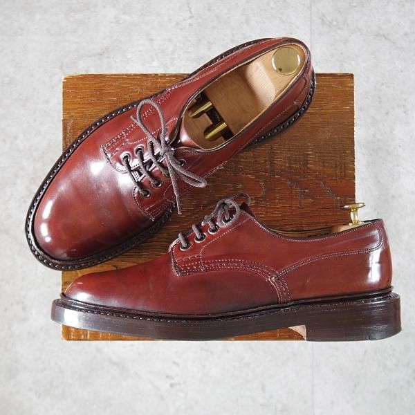 極上★トリッカーズ SIZE 7.5【現行定価16.5万円程度★コードバン/KENDAL/プレーントゥ】7060G/ケンダル/赤茶/メンズ/Tricker's★l285