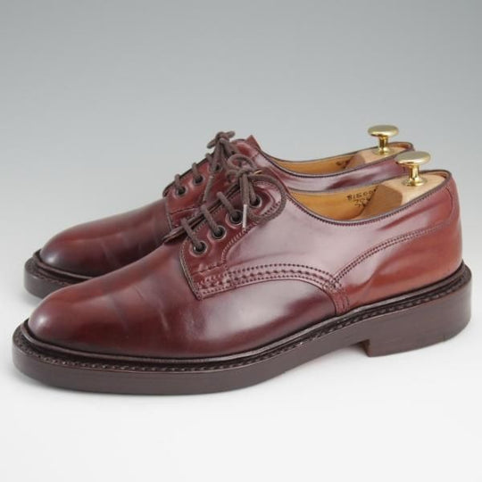 極上★トリッカーズ SIZE 7.5【現行定価16.5万円程度★コードバン/KENDAL/プレーントゥ】7060G/ケンダル/赤茶/メンズ/Tricker's★l285