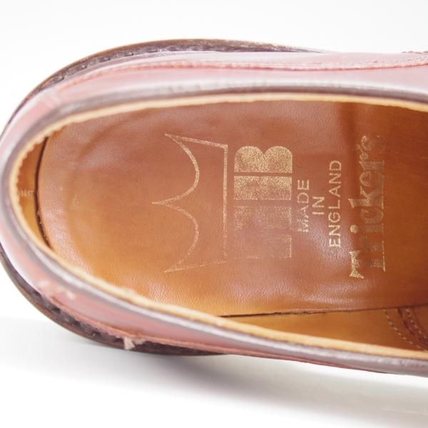 極上★トリッカーズ SIZE 7.5【現行定価16.5万円程度★コードバン/KENDAL/プレーントゥ】7060G/ケンダル/赤茶/メンズ/Tricker's★l285