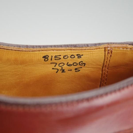極上★トリッカーズ SIZE 7.5【現行定価16.5万円程度★コードバン/KENDAL/プレーントゥ】7060G/ケンダル/赤茶/メンズ/Tricker's★l285