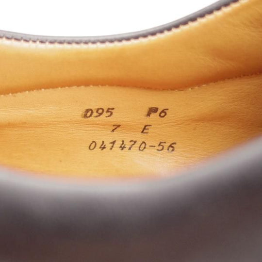 未使用★J.M.ウエストン メンズUK6-6.5程度(レディース26.5cm)【★モンキーシューズ風/レザースニーカー】黒/Weston/ウェストン★l286