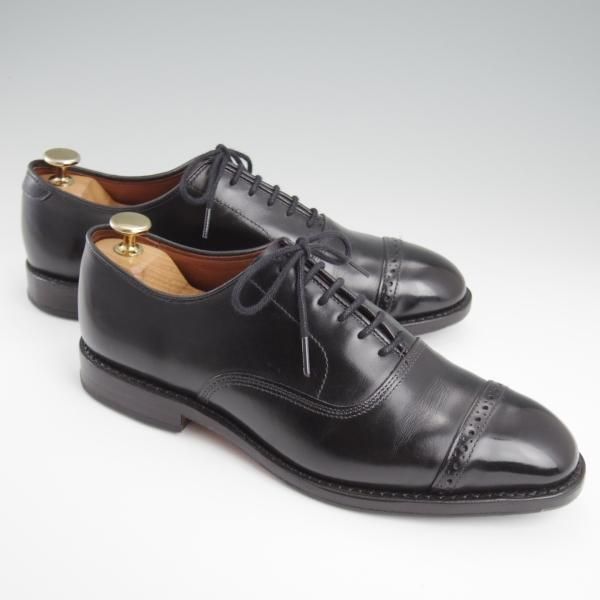 極上★(米)アレンエドモンズ 6.5E【現行定価8.5万円程度★パンチドキャップトゥ/Fifth Avenue】カーフ/黒/メンズ/ALLEN EDMONDS★l287