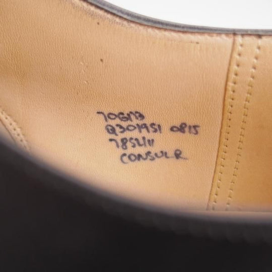 極美品★チャーチ 70G/UK7【定価￥176,000-★コンサル/CONSUL R】173ラスト/ストレートチップ/カーフ/黒/メンズ/Church's★l289