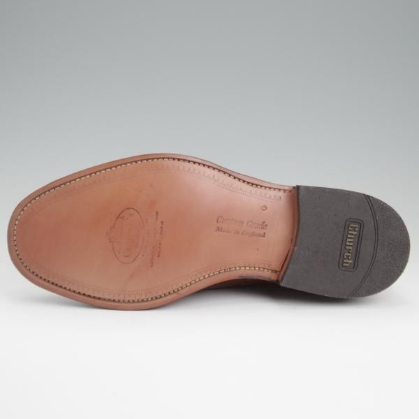 未使用★チャーチ 70G/UK7【定価￥176,000-★BURWOOD/バーウッド】81ラスト/フルブローグ/サンダルウッド/茶/メンズ/Church's★l294