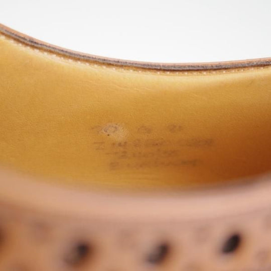 未使用★チャーチ 70G/UK7【定価￥176,000-★BURWOOD/バーウッド】81ラスト/フルブローグ/サンダルウッド/茶/メンズ/Church's★l294