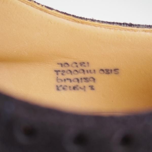 未使用★チャーチ 70G/UK7【貴重★KELBY 3/ダブルモンク/81ラスト】スエード/紺/メンズ/Church's★l295