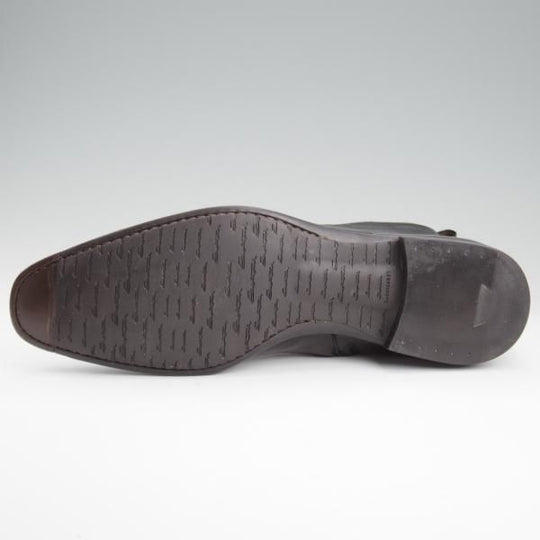 未使用★(伊)サントーニ SIZE 6【★サイドジップブーツ/黒】8586/ナッパレザー/メンズ/Santoni★l297