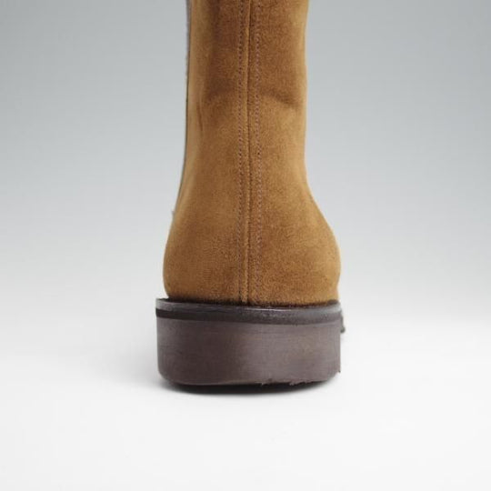 極上★チャーチ 80F/UK8【貴重★38ラスト/4都市ロゴ過渡期/ASTORIA】サイドゴアブーツ/スエード/茶/メンズ/Church's★l298