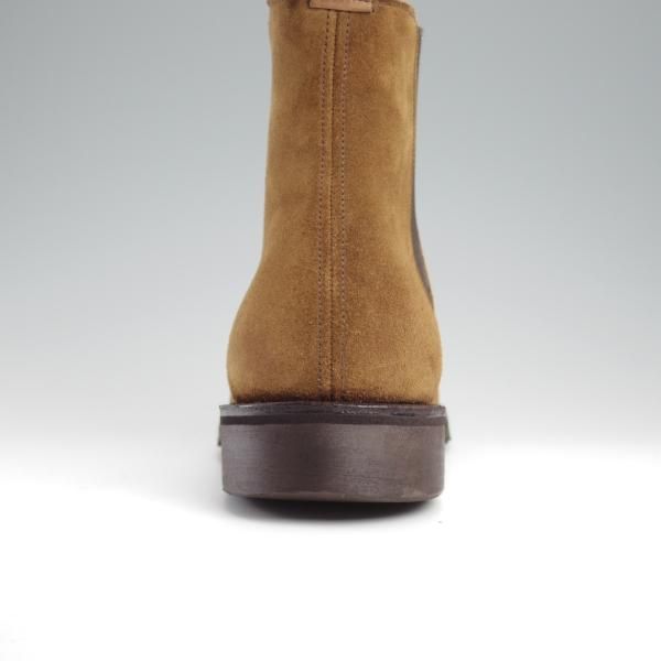 極上★チャーチ 80F/UK8【貴重★38ラスト/4都市ロゴ過渡期/ASTORIA】サイドゴアブーツ/スエード/茶/メンズ/Church's★l298