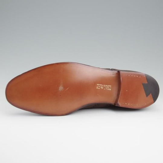 未使用★クロケット&ジョーンズ UK8.5/US9D【貴重★ブルックスブラザーズ別注/Peal&co】フルブローグ/カーフ/濃茶/Crockett&Jones★l300