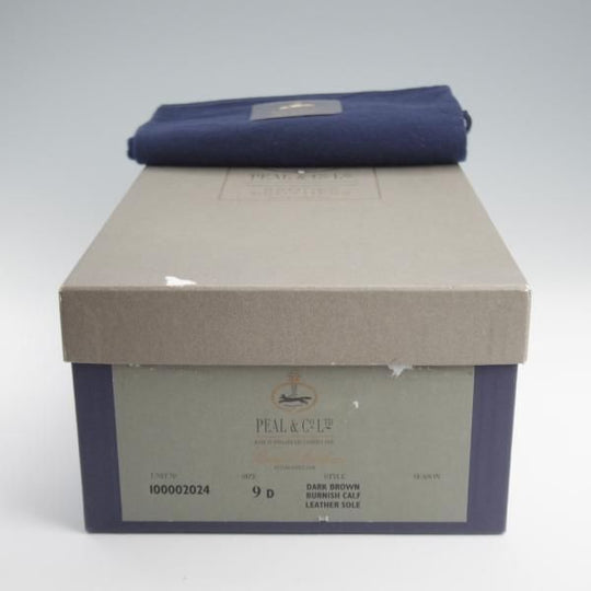 未使用★クロケット&ジョーンズ UK8.5/US9D【貴重★ブルックスブラザーズ別注/Peal&co】フルブローグ/カーフ/濃茶/Crockett&Jones★l300