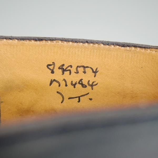 極美品★トリッカーズ SIZE 7【現行定価17万円以上★コードバン/紺/SHIPS別注】カントリーブーツ/M7484/メンズ/Tricker's★l301