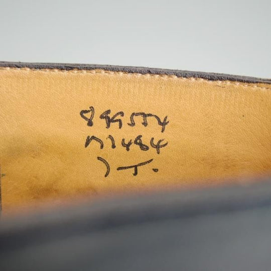 極美品★トリッカーズ SIZE 7【現行定価17万円以上★コードバン/紺/SHIPS別注】カントリーブーツ/M7484/メンズ/Tricker's★l301