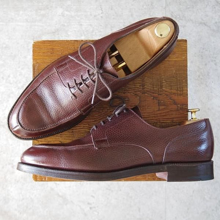 極美品★クロケット&ジョーンズ UK11/US11.5D【貴重★ブルックスブラザーズ別注/Peal&co】Uチップ/濃茶/メンズ/Crockett&Jones★l303