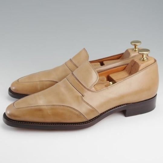 極上★(伊)Bemer's/ベーメルズ SIZE 41【グッドイヤーウェルテッド製法★ステファノ・ベーメルの別ライン】ローファー/薄茶★l306