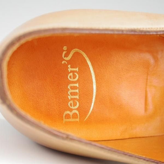極上★(伊)Bemer's/ベーメルズ SIZE 41【グッドイヤーウェルテッド製法★ステファノ・ベーメルの別ライン】ローファー/薄茶★l306