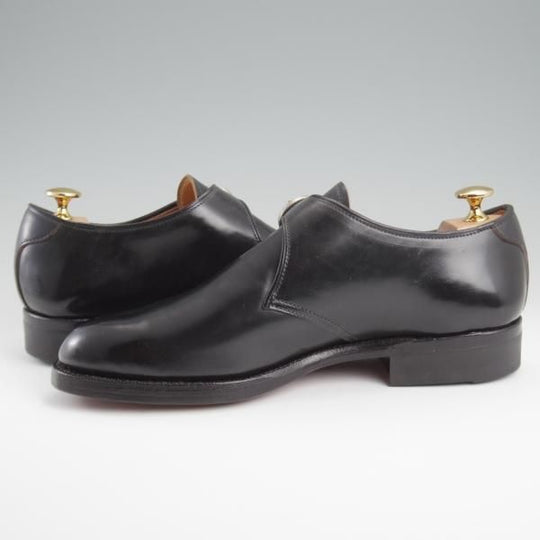 ほぼ未使用★Makers/メイカーズ SIZE 7【現行定価￥157,300-★コードバン仕様/(米)ホーウィン社】CDVN-10/モンクストラップ/黒★l312