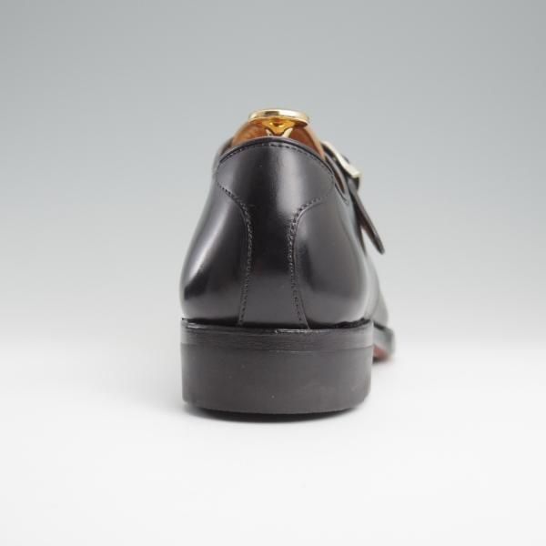ほぼ未使用★Makers/メイカーズ SIZE 7【現行定価￥157,300-★コードバン仕様/(米)ホーウィン社】CDVN-10/モンクストラップ/黒★l312