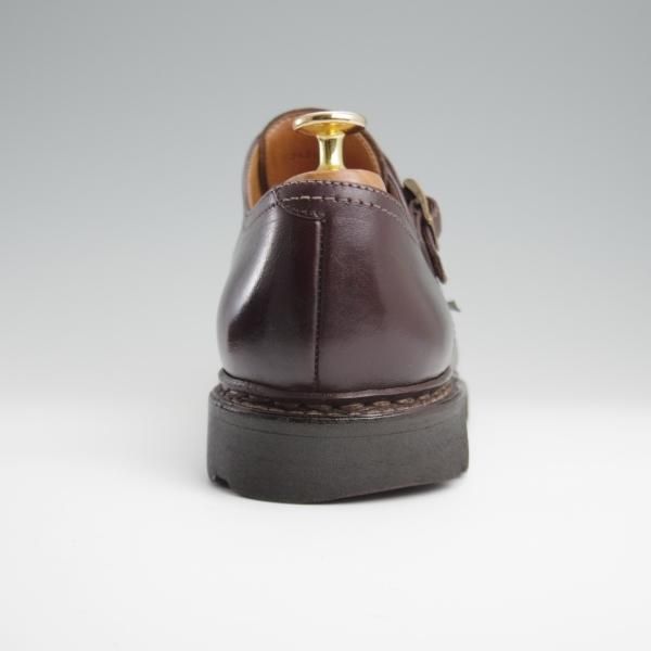 極上★パラブーツ SIZE 8【定価￥96,800-★ウィリアム/WILLIAM】マルシェソール/ダブルモンク/CAFE/カフェ/濃茶/メンズ/Paraboot★l313