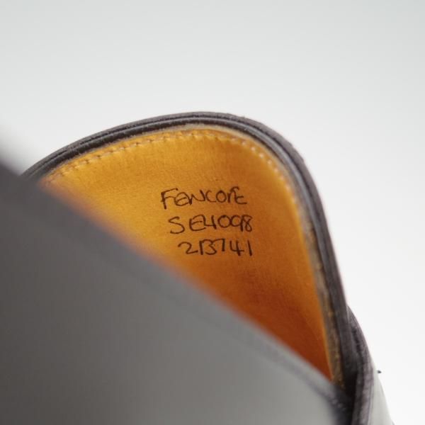 未使用★ジョンロブ 5E【現行オーダー価格￥339,240-★FENCOTE/フルストラップ/コインローファー】4098ラスト/カーフ/黒/JOHN LOBB★l336