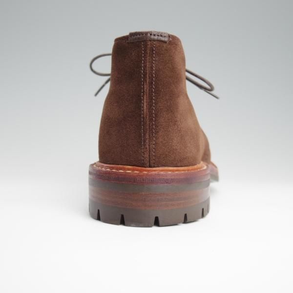 ★トリッカーズ SIZE 7.5【現行モデル定価￥132,000-★チャッカブーツ/m7468】コマンドソール/スエード/濃茶/メンズ/Tricker's★l337