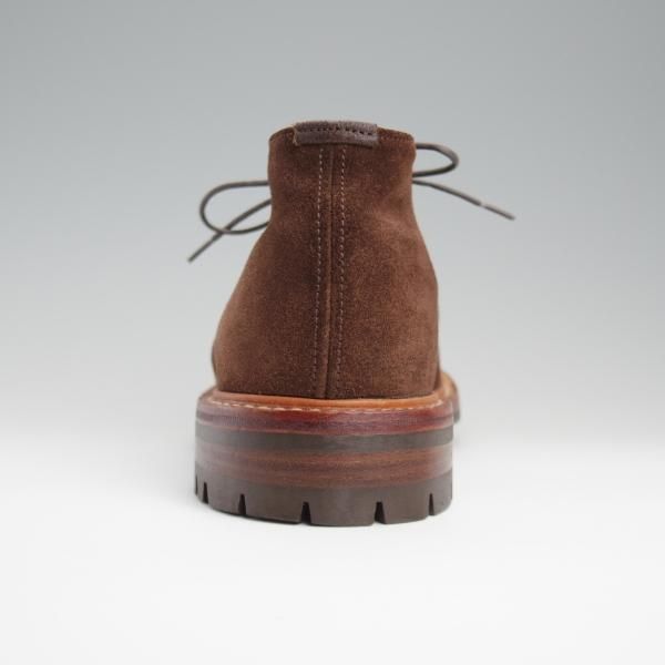 ★トリッカーズ SIZE 7.5【現行モデル定価￥132,000-★チャッカブーツ/m7468】コマンドソール/スエード/濃茶/メンズ/Tricker's★l337