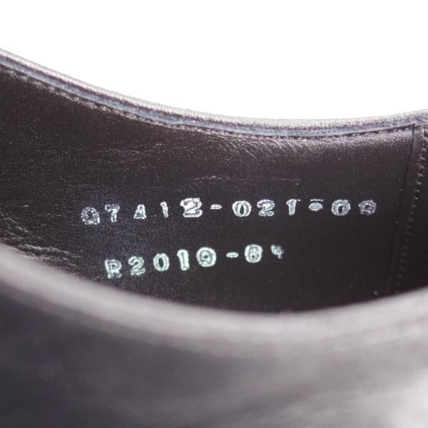 極美品★三陽山長 SIZE 6.5【定価￥91,300-★友二郎/R2010ラスト】ストレートチップ/カーフ/黒/メンズ/TOMOJIRO/Sanyo Yamacho★l338