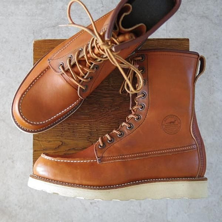 ほぼ未使用★RED WING/レッドウィング 7.5D【貴重★犬刻印(97年製)/アイリッシュセッター/877】オロイジナル/ブーツ/茶★l339