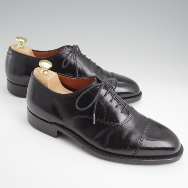 極上★オールデン 7E【定価￥116,600-★ハンプトンラスト/907】ストレートチップ/カーフ/黒/メンズ/ALDEN★l344