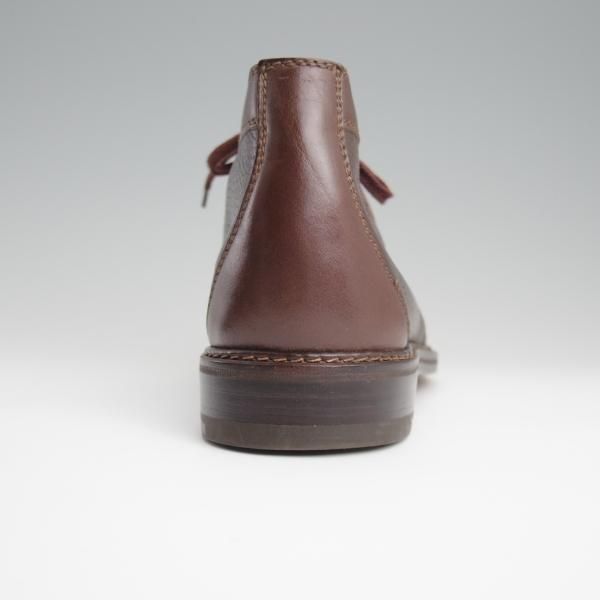 極美品★(伊)GUCCI/グッチ SIZE 40.5【貴重★チャッカブーツ/グレインレザー×カーフ】濃茶/メンズ★l345