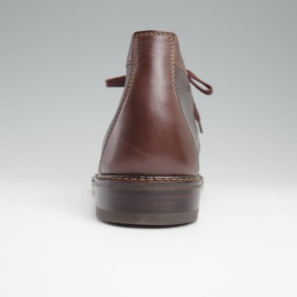 極美品★(伊)GUCCI/グッチ SIZE 40.5【貴重★チャッカブーツ/グレインレザー×カーフ】濃茶/メンズ★l345