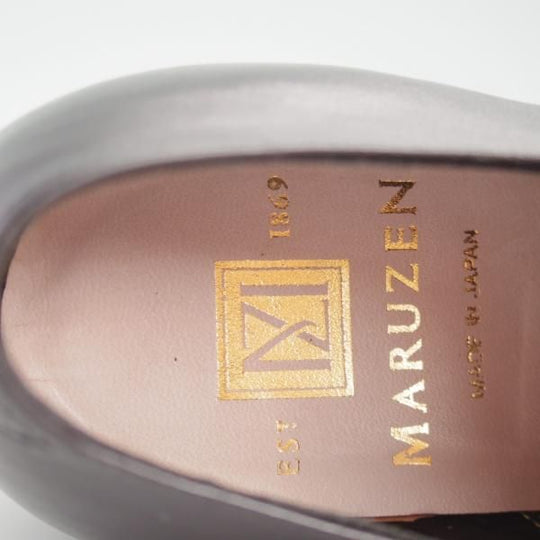 未使用★丸善/MARUZEN(三交製靴謹製) SIZE 26【貴重★ハンドソーンウェルテッド製法/ストレートチップ】カーフ/黒/メンズ★l346