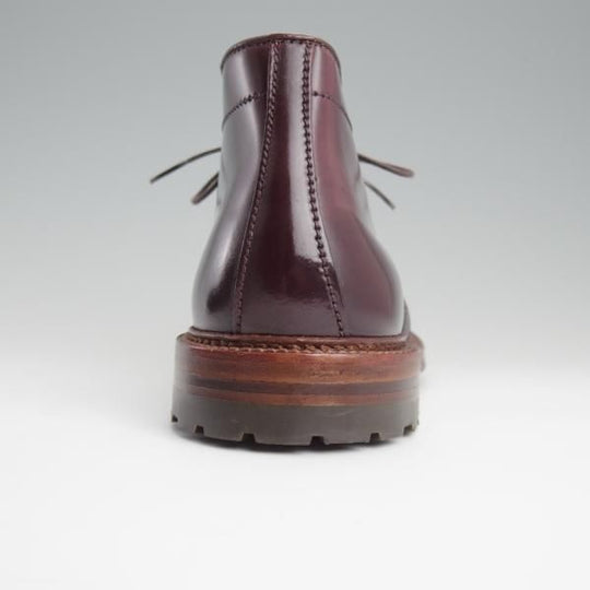 極美品★オールデン 7E【現行定価20万円以上★コードバン仕様/アンティークエッジ/D5706C】バリーラスト/チャッカブーツ/赤茶/ALDEN★l348