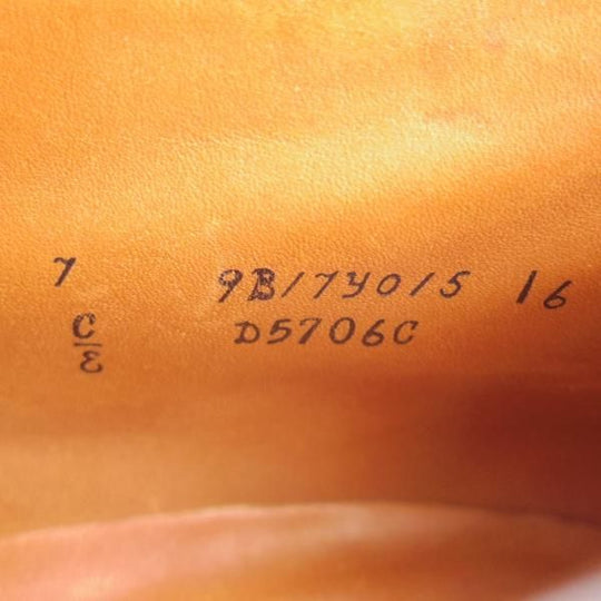 極美品★オールデン 7E【現行定価20万円以上★コードバン仕様/アンティークエッジ/D5706C】バリーラスト/チャッカブーツ/赤茶/ALDEN★l348