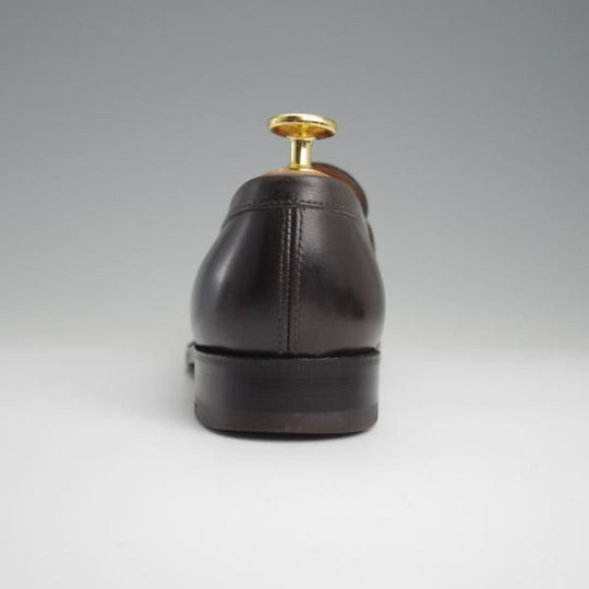 極上★J.M.ウエストン(レディース) 3D【現行定価￥137,500-★コインローファー/180】ボックスカーフ/灰茶/Weston/ウェストン(レディース)★l351