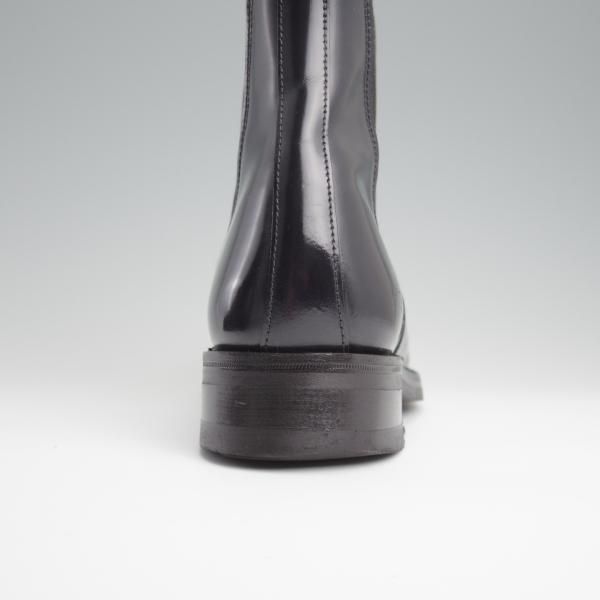 極上★(英)SANDERS/サンダース SIZE 6【定価￥70,400-★ミリタリーコレクション/コマンドソール】サイドゴアブーツ/黒/メンズ★l354