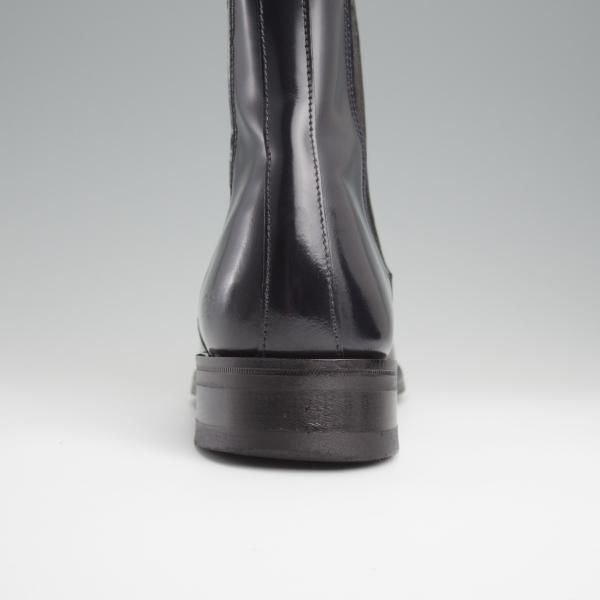 極上★(英)SANDERS/サンダース SIZE 6【定価￥70,400-★ミリタリーコレクション/コマンドソール】サイドゴアブーツ/黒/メンズ★l354