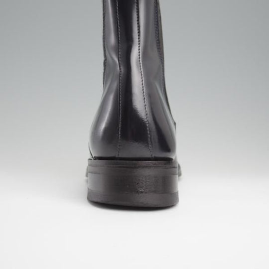 極上★(英)SANDERS/サンダース SIZE 6【定価￥70,400-★ミリタリーコレクション/コマンドソール】サイドゴアブーツ/黒/メンズ★l354