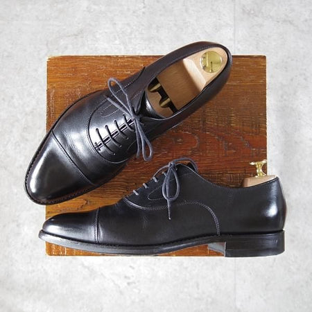 極上★トレーディングポスト SIZE 6.5【定価￥59,400-★撥水レザー仕様/ダイナイトソール】T601/黒/メンズ/ユニオンロイヤル製★l357