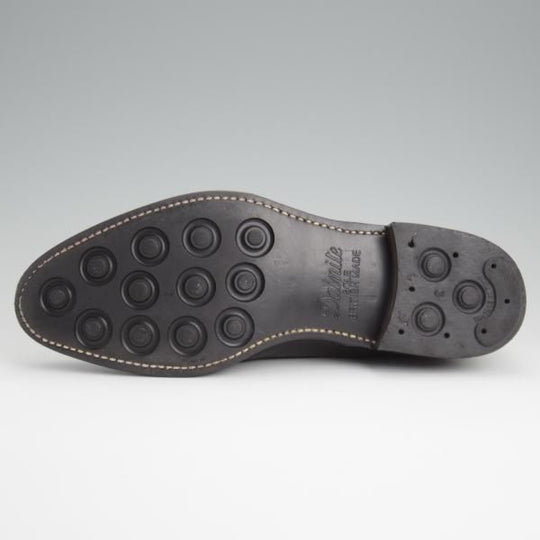 極上★トレーディングポスト SIZE 6.5【定価￥59,400-★撥水レザー仕様/ダイナイトソール】T601/黒/メンズ/ユニオンロイヤル製★l357