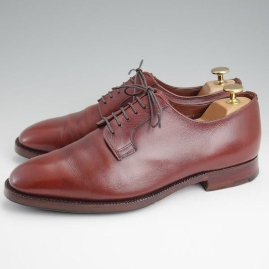 極上★チャーチ 75F/UK7.5【貴重★旧チャーチ最上級/Masterclass/マスタークラス】35ラスト/IBSEN/プレーントゥ/茶/Church's★l359